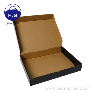 Luxury Black Cardboard Paper Packaging Box For Sweater